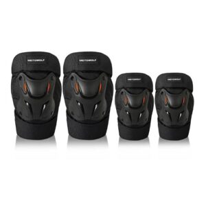 Pack Rodilleras y Coderas para Moto MOTOWOLF 1010