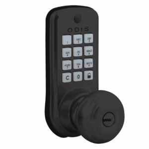 Cerradura digital ODIS 6500, negro, pomo