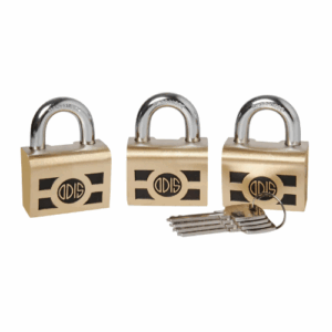 Set de candados forjados con llaves ODIS, 3 unidades