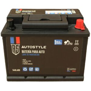 Batería de automóvil AUTOSTYLE 60 Ah positivo derecho 420 CCA