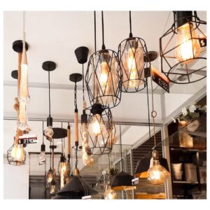 Lámpara Colgante CDLA De Cuerda con Canastillo Sin Ampolleta 1M - Imagen 3