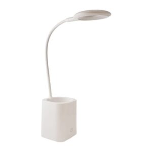 Lámpara Escritorio L.A. Power LED Portalápices 3W Blanco - Blanco Frío (6000K)