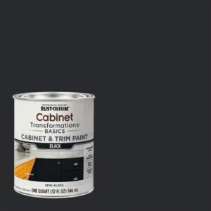 Pintura RUST OLEUM para Muebles y Melamina Interior Semibrillo Negro 946 ml - Imagen 3
