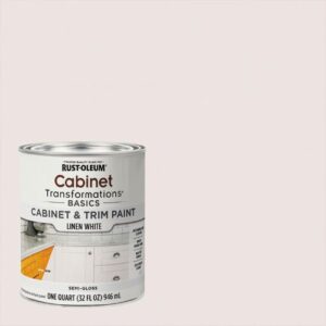 Pintura RUST OLEUM para Muebles y Melamina Interior Semibrillo Blanco Lino 946 ml - Imagen 3