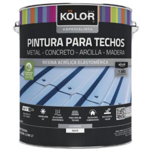 Pintura para Techos KOLOR Negro 1 galón