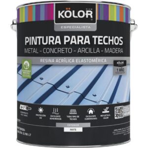 Pintura para Techos KOLOR Rojo 1 galón