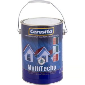 Pintura para Techo a Base de Agua CERESITA Satinado Rojo Colonial 1 galón