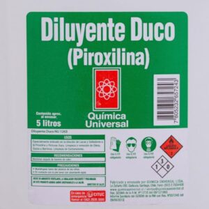 Diluyente Duco QUIMICA UNIVERSAL Transparente 5 lt - Imagen 3