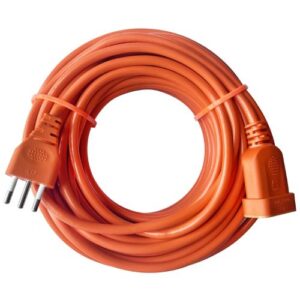Extensión Eléctrica HALUX 1 Toma 20 m Naranja