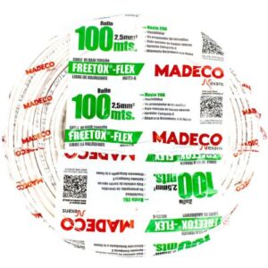 Cable MADECO (H07Z1K) 2,5 mm2 100 m Blanco Libre de Halógenos