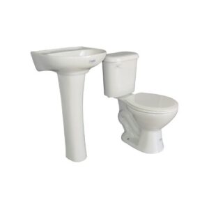 Sala de Baño FANALOZA Ecoline 30.5 cm 6 l Blanco
