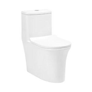 Combo Baño STRETTO Deluxe Mueble/WC One Piece/Lavamanos/Accesorios - Imagen 3