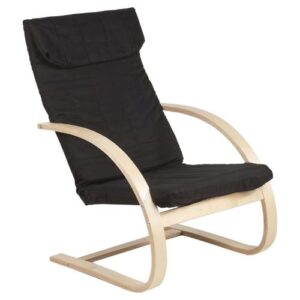 Silla JUST HOME COLLECTION Negro 101x54.5x67 cm