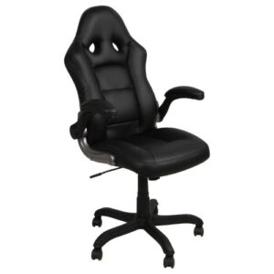 Silla Escritorio Gamer JUST HOME COLLECTION Sienna Negro