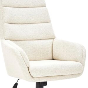 Silla Escritorio Ejecutiva JUST HOME COLLECTION Pascale Blanco - Imagen 2