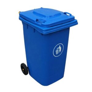 Contenedor de Basura SIGNET CLASSICS, Azul, 120L, 2 ruedas, Basurero