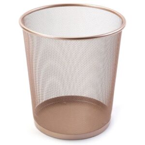 Papelera JUST HOME COLLECTION, Hierro Cobre, 13L