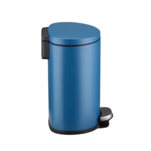 Papelera JUST HOME COLLECTION, Metal y Plástico Azul, 7L - Imagen 3