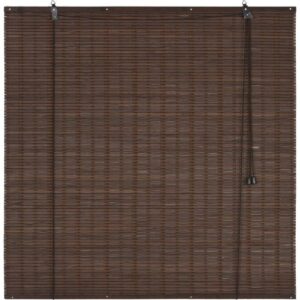 Cortina Roller Bambú JUST HOME COLLECTION Café Oscuro