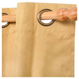 Cortina de Tela JUST HOME COLLECTION Camil Ocre 140x220 cm - Imagen 3