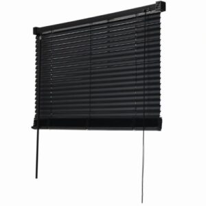 Persiana JUST HOME COLLECTION PVC Negra 80x165 cm - Imagen 3