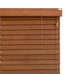Persiana FLEXALUM Madera Ciprés Ancho 30a58cm, Alto 181a190cm
