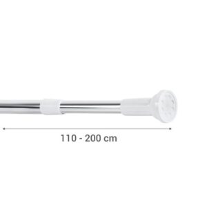 Barra Extensible JUST HOME COLLECTION Aluminio 110 a 200 cm - Imagen 3