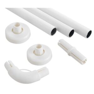 Kit de Barra para Cortina DVP 7 Piezas PVC