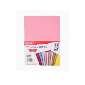 Resma de Papel GENERICO Color Rosa 21cm x 297cm - Imagen 3