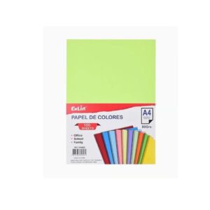 Resma de Papel GENERICO Color Verde Fluorescente 21cm x 297cm