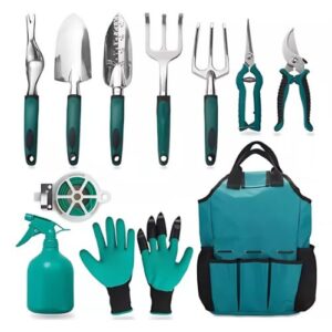 Kit de Herramientas GENERICO Jardinería 11 Piezas Pasto Huerto Plantas