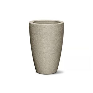 Macetero JUST HOME COLLECTION Grafito Cónico 65x43CM Piedra.