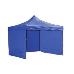 Toldo Plegable GENÉRICO de Pared, color Azul, medidas 3x3 m, con Laterales.