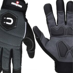 Guante de seguridad UBERMANN de cuero sintético.