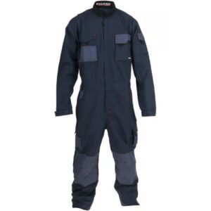 Overol UBERMANN modelo Dakota, reforzado, color azul.