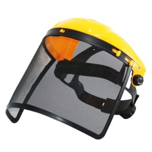 Protector facial INGCO, máscara de seguridad con careta de malla.