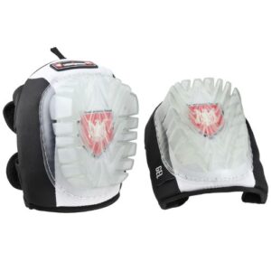 Set de rodilleras UBERMANN, 2 unidades, color plateado.