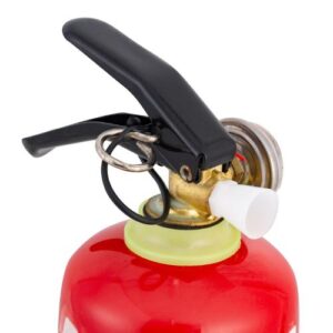 Extintor multipropósito FIRE MASTER modelo ABC, medidas 30x9 cm, color rojo. - Imagen 3