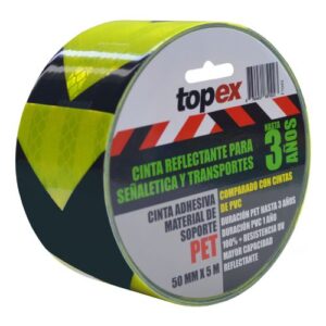Cinta TOPEX Flecha N-A Reflectante 5 mt