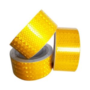 Cinta GENERICO Amarilla Reflectante Fluorescente Adhesiva 50mm x 10m - Imagen 3