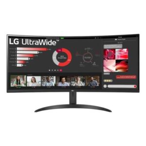 Monitor LG  34WR50QC-B, 34in, Curvo, UltraWide, 3440x1440, HDMI DP, 10