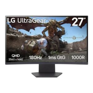 Monitor LG 27", Curvo, UltraGear, HDMI DP, 180Hz