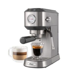 Cafetera Oster Espresso BVSTEM7200 – 1 L, Programable, con Depósito de Leche