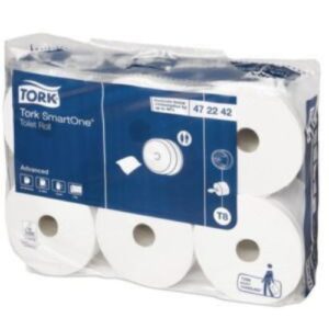 Papel Higiénico Prepicado Doble Hoja 207 m – Tork (6 Rollos)