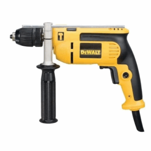 Taladro Percutor DEWALT 13mm (1/2") 710W Incluye Barra de Profundidad, Empuñadura y Llave de Mandril