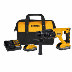 Rotomartillo Inalámbrico DEWALT 26MM 20V Con 2 Baterías 4Ah, Cargador y Bolso de Traslado