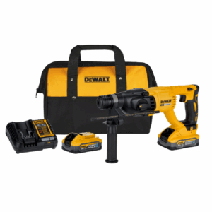 Rotomartillo Inalámbrico DEWALT 26MM 20V Con 2 Baterías Powerstack 5.0Ah, Cargador y Bolso de Traslado