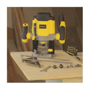 Rebajadora STANLEY 1200W SRR1200-B2C Con Fresas, Mordazas y Puerto de Extracción de Polvo - Imagen 3