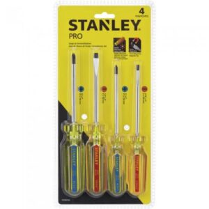 Juego Destornilladores PRO STANLEY 4 Piezas