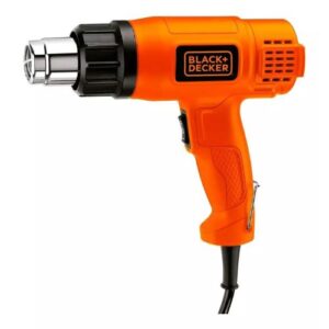 Pistola de Calor BLACK+DECKER 1500W 2 Temperaturas 400°C/540°C
